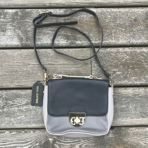 Emma Fox Black & Beige Crossbody Purse